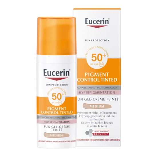 Eucerin sun pigment control tinted spf50+ 50ml