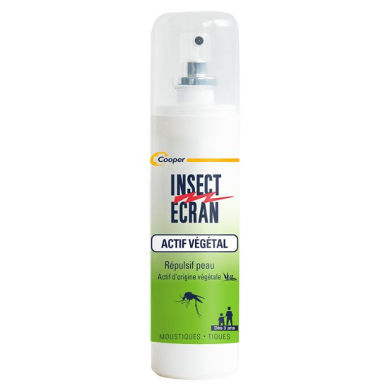Cooper insect écran actif végétal répulsif peau 100ml