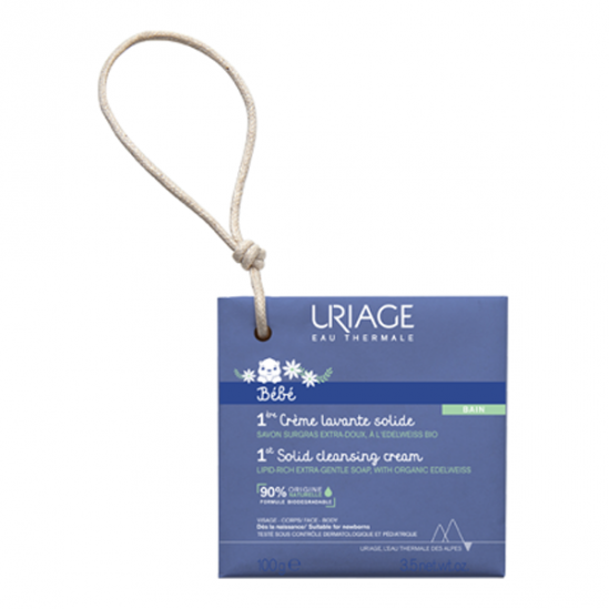 Uriage bébé 1ère crème lavante solide 100g