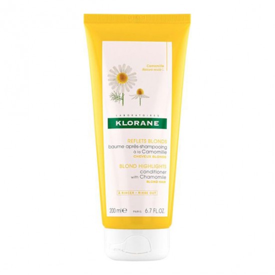 Klorane Reflets blonds baume après-shampooing à la Camomille 200ml