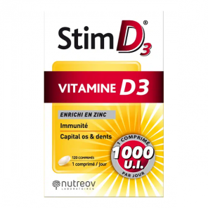 Nutreov Stim Vitamine D3 120 comprimés