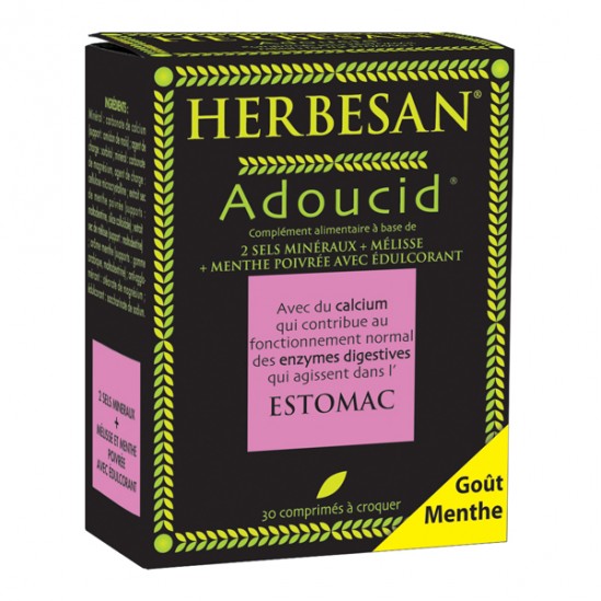 Herbesan Adoucid 30 Comprimés à croquer
