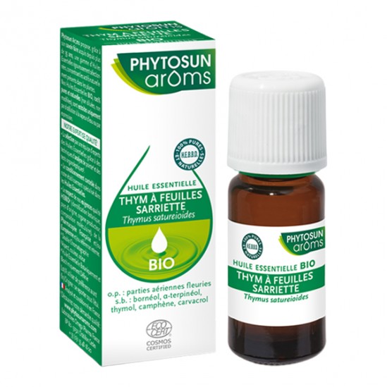 Phytosun aroms huile essentielle thym à feuilles sarriette bio 10ml