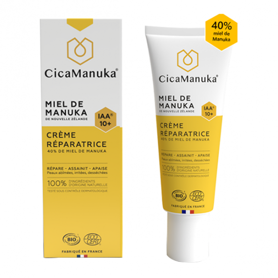 CicaManuka crème réparatrice au miel de Manuka IAA10+ 40ml