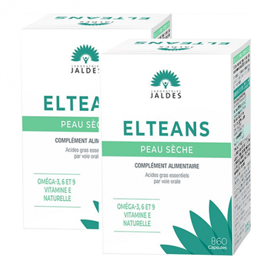 Jaldes Elteans peau sèche lot de 2 x 60 capsules