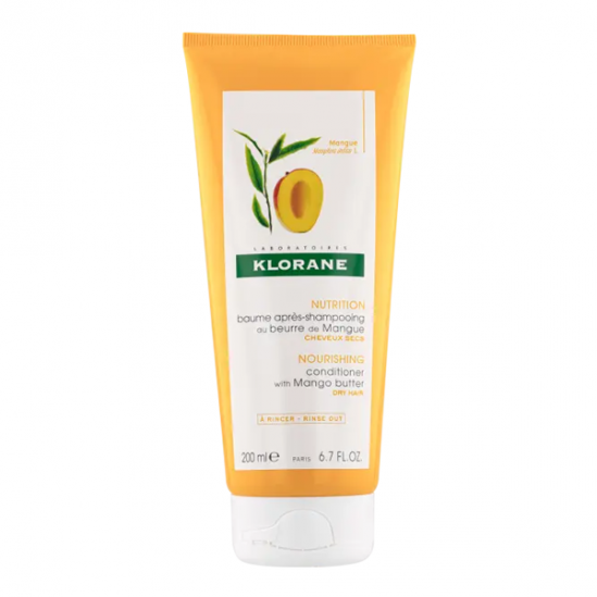 Klorane baume après-shampoing au beurre de mangue 200ml