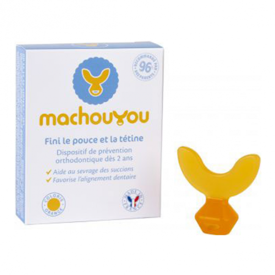 Machouyou dispositif de prévention orthodontique dès 2 ans orange