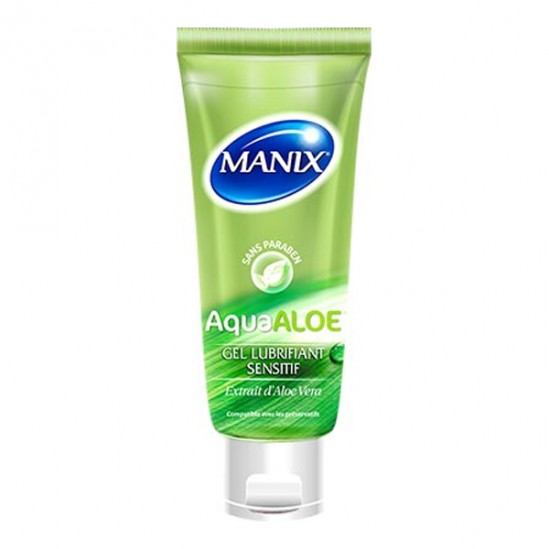 Manix AquaAloe gel lubrifiant tube 80ml