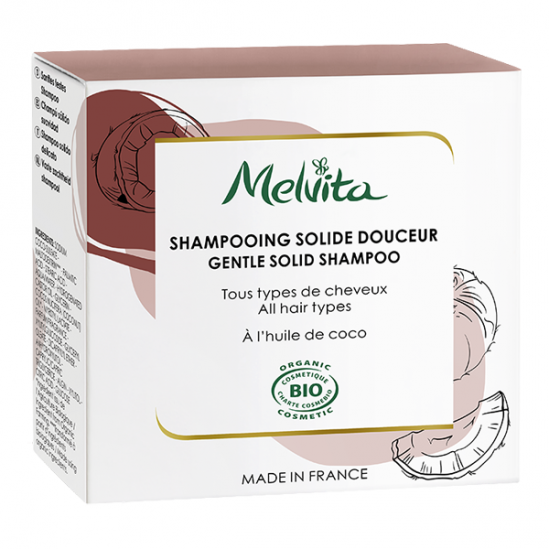 Melvita shampooing solide douceur 55gr