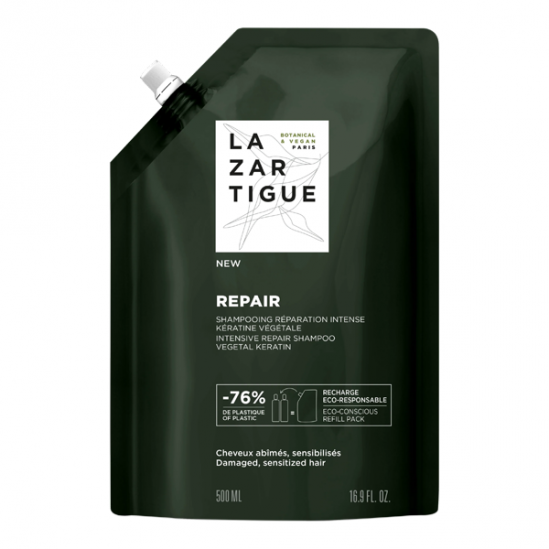 Lazartigue Repair shampooing réparation éco-recharge 500ml