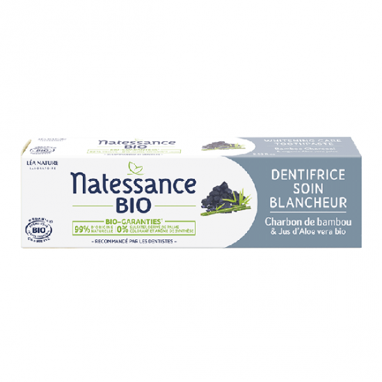 Natessance Dentifrice soin blancheur bio 75ml