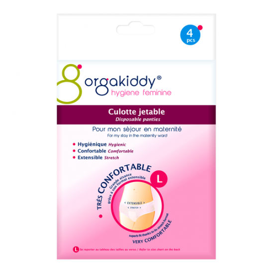 Orgakiddy culotte jetable taille L sachet de 4 pièces