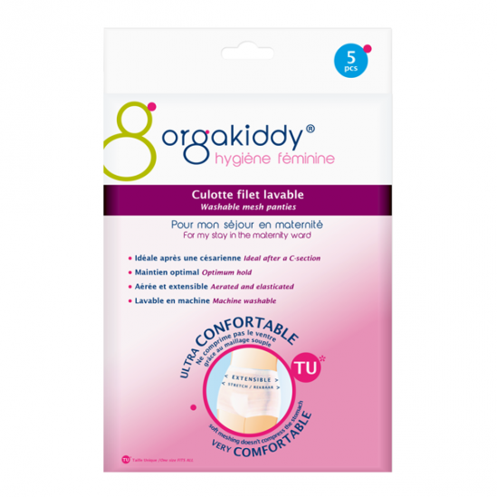Orgakiddy culotte filet lavable 5 pièces