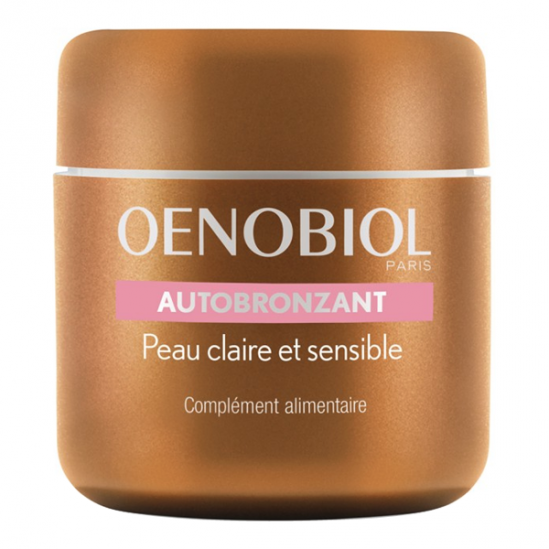 Oenobiol Autobronzant peau claire et sensible 30 capsules