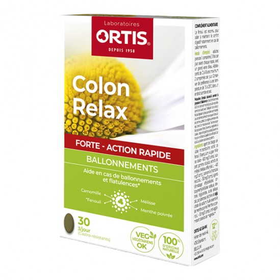 Ortis Colon Relax forte 30 comprimés