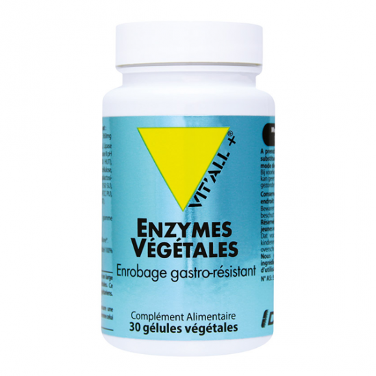 Vitall+ Enzymes Végétales 100 gélules