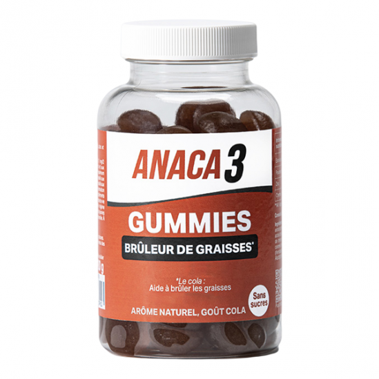 Anaca3 Gummies Brûleur de Graisses goût cola 60 gommes