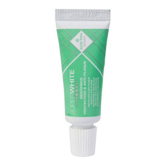 Superwhite dentifrice soin protection & anti-plaque Aloe Vera 15ml