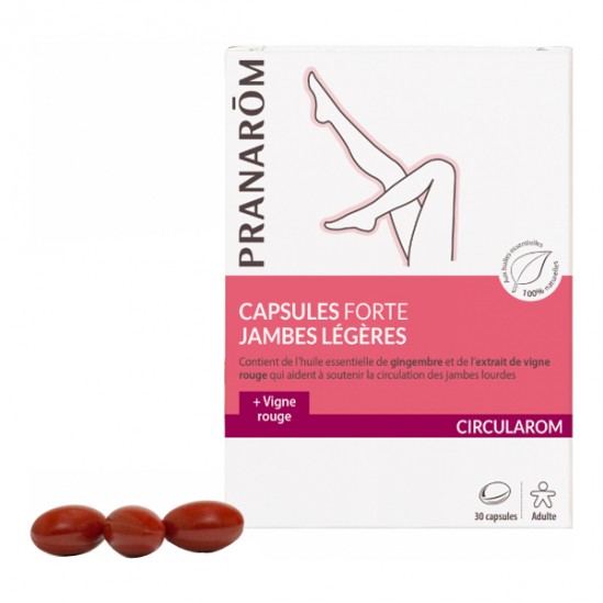 Pranarôm Capsules Forte jambes légères 30 capsules