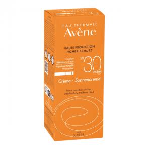 Avène crème solaire visage peaux sensibles et sèches spf 30 50ml