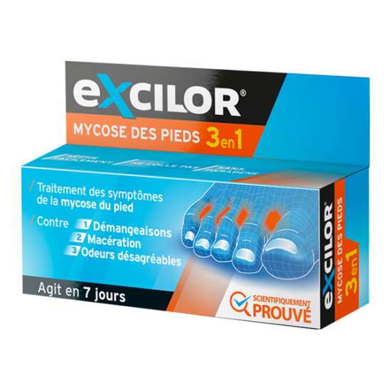 Excilor Mycose des pieds 3en1 - 15ml
