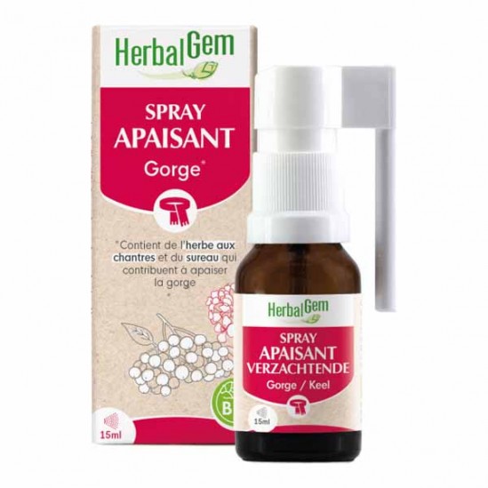 Herbalgem spray apaisant gorge bio 15ml