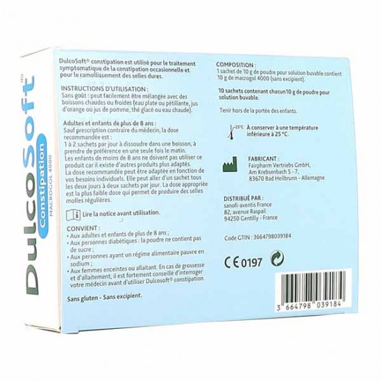 DulcoSoft Constipation 10...