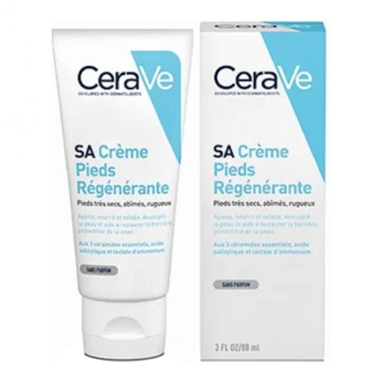 Cerave crème pieds regénérante sa 88ml