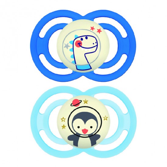 Mam Perfect Nuit 18 mois+ sucettes lot de 2