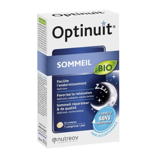 Nutreov Optinuit Sommeil bio 30 comprimés