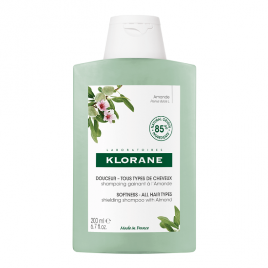 Klorane shampoing Gainant à l’Amande 200ml