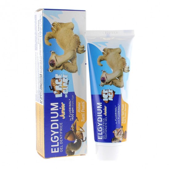 Pierre fabre elgydium junior l'âge de glace dentifrice tutti frutti 7-12 ans 50ml