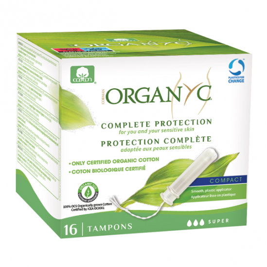 Organyc Protection Complète 16 tampon super avec applicateur