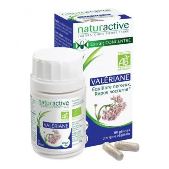 Naturactive Valériane extrait concentré bio 60 gélules
