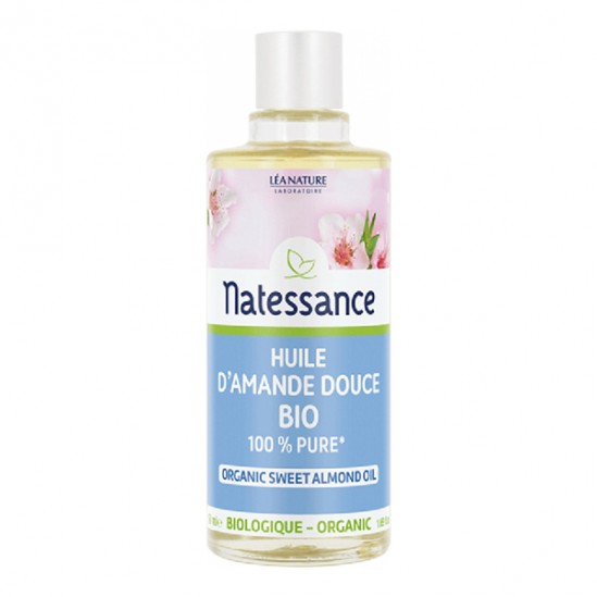 Natessance huile d'amande douce bio 100% pure 50ml