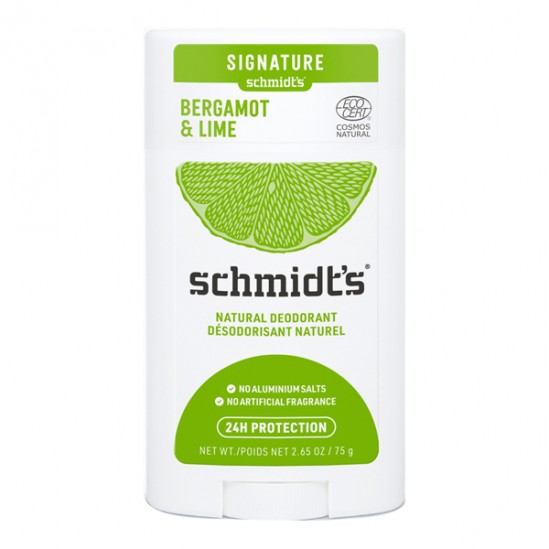 Schmidt's désodorisant naturel bergamote et citron vert 75gr