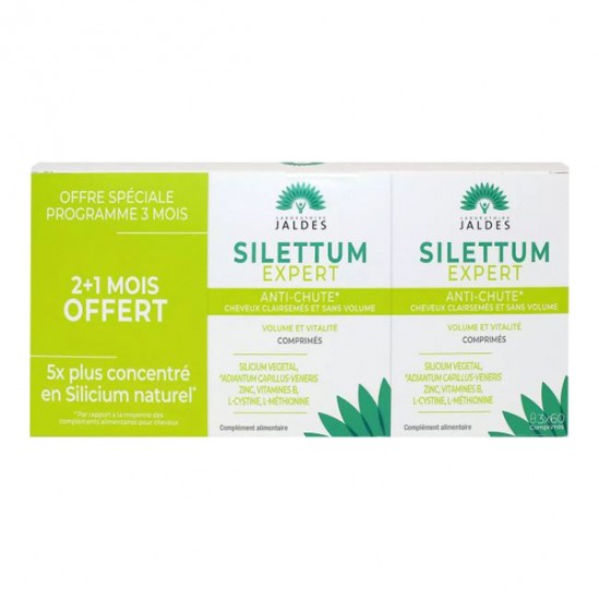 Jaldes Silettum Expert Anti-chute lot de 3x60 comprimés