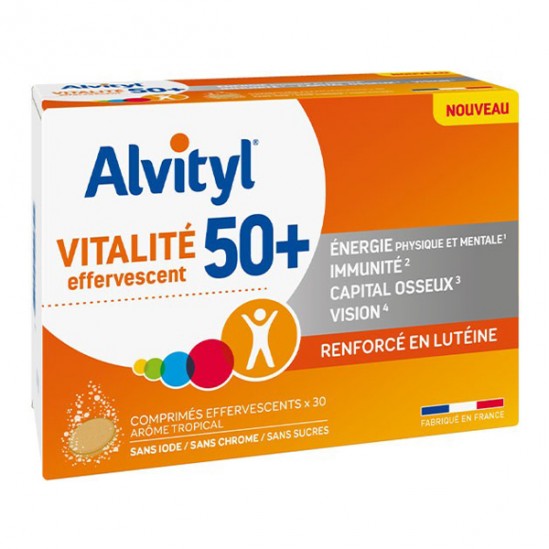 Alvityl Vitalité 50+ 30 comprimés effervescents