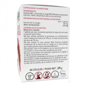Arkopharma arkogélules levure de riz rouge bio 60 gélules