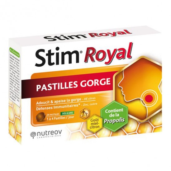 Nutreov Stim Royal Pastilles Gorge 24 pastilles
