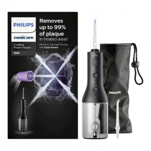Philips Sonicare Power Flosser 3000 sans fil HX3806/33 Jet dentaire noir