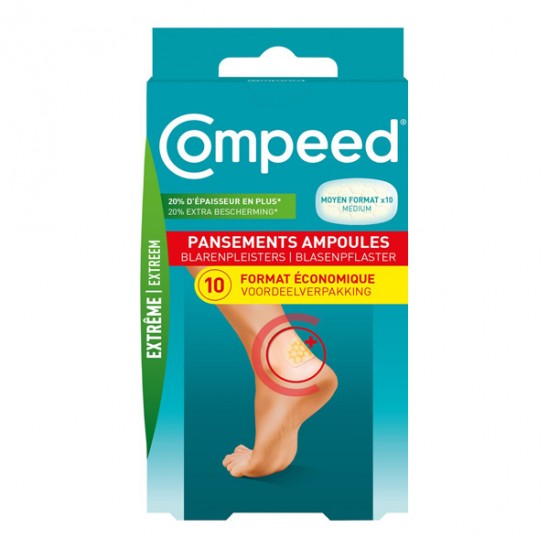Compeed pansements ampoules Extrême 10 pansements