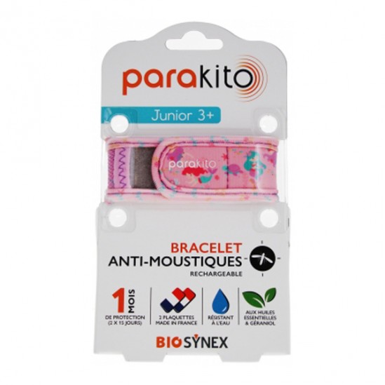 Parakito Junior 2 bracelet anti-moustiques rechargeable Sirènes