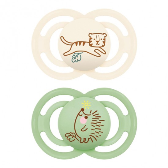 MAM Perfect Sucettes orthodontiques 16+ mois Planet Love lot de 2