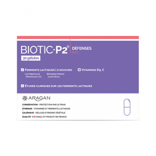 Aragan Biotic P2 Défenses 30 gélules