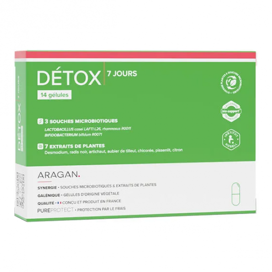 Aragan Détox 7 jours 14 gélules