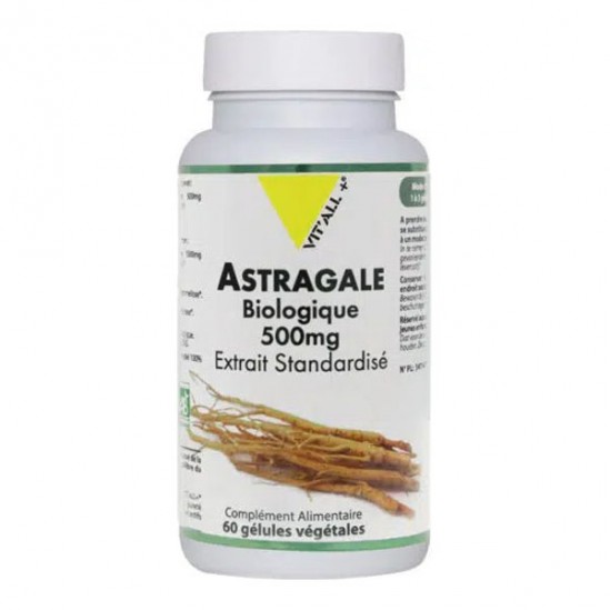 Vitall+ astragale 500mg 60 gélules