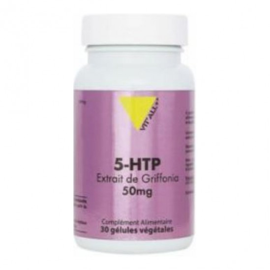 Vitall+ 5-htp griffonia 50mg 30 comprimés