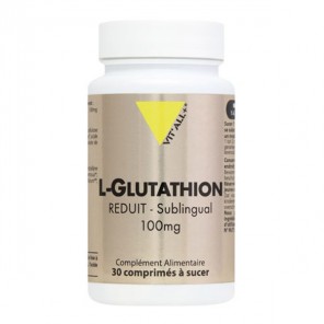 Vitall+ L-Glutathion Reduit Sublingual 100mg 30 comprimés à sucer