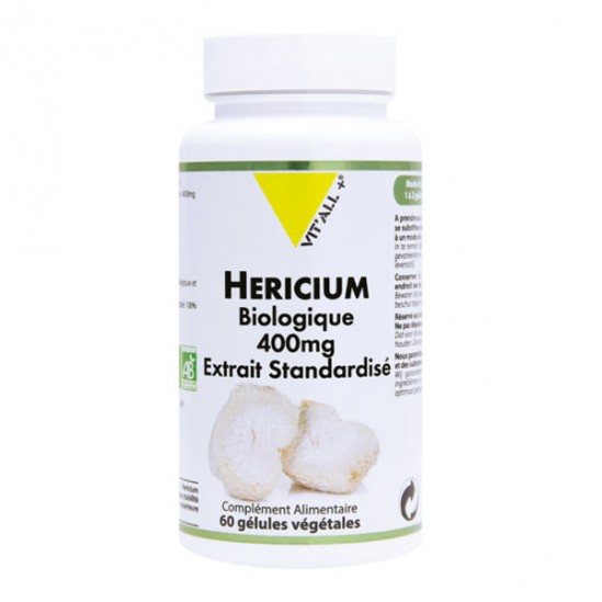 Vitall+ Hericium bio 400mg 60 gélules
